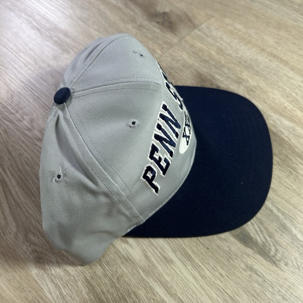 VTG Penn State Nittany Lions Snapback Hat College Annco Gray Blue Cap - Picture 7 of 8